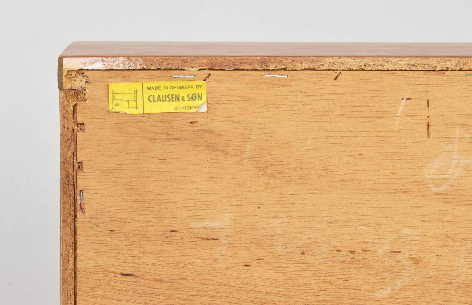 Mid-century danish teak cabinet from clausen & son, 1960s.