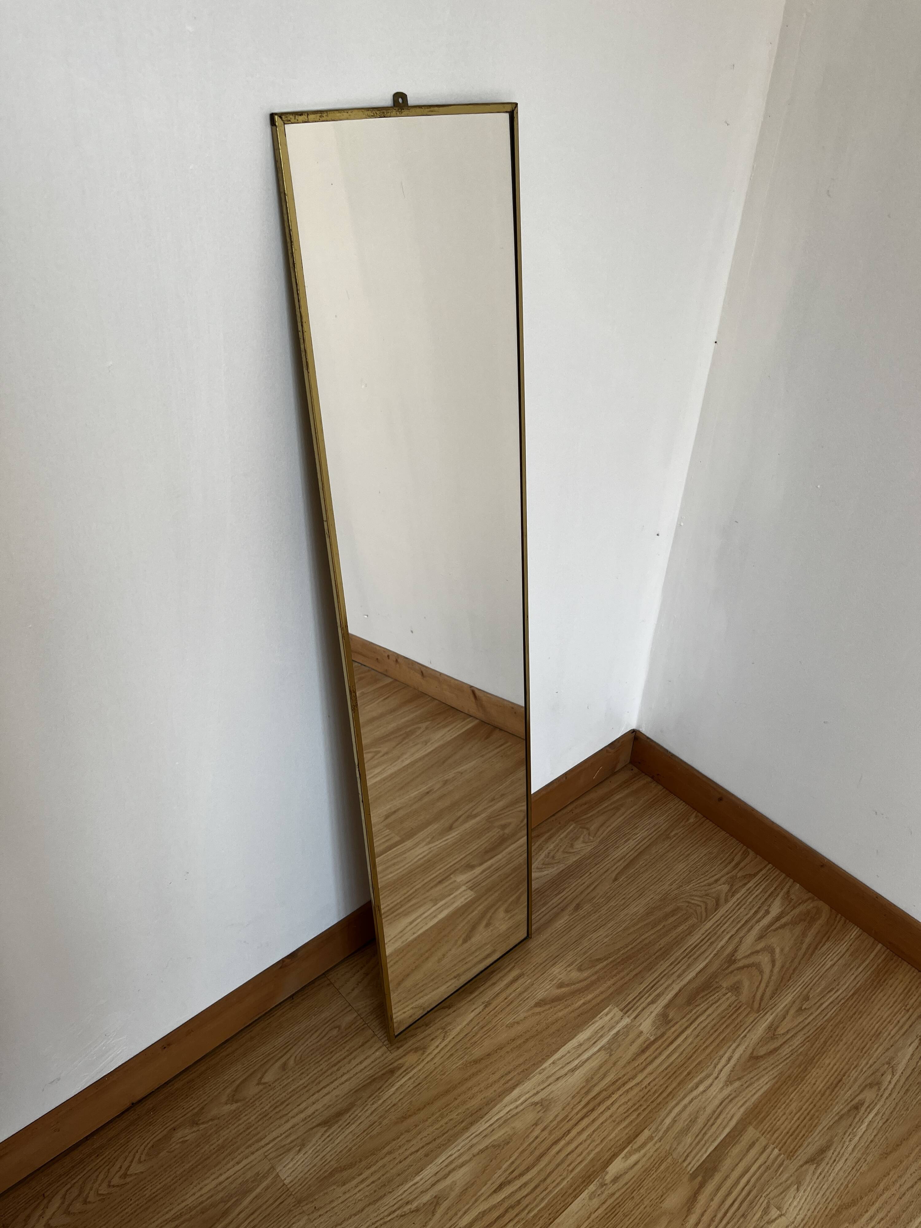 Long wall mirror