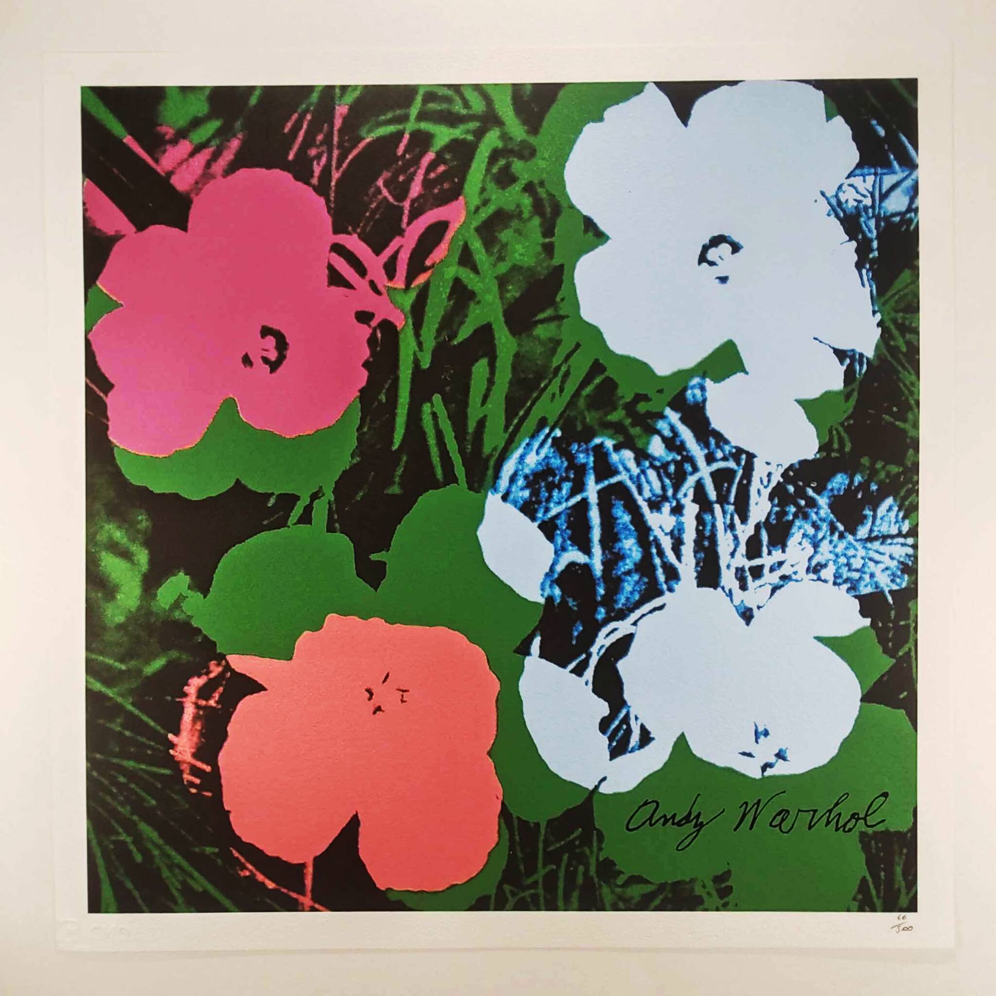 1980 Andy Warhol "Flowers" Limited Edition Lithograph by CMOA.