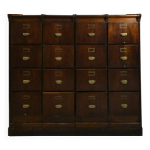 Walnut cabinet, Italy, early 20th century