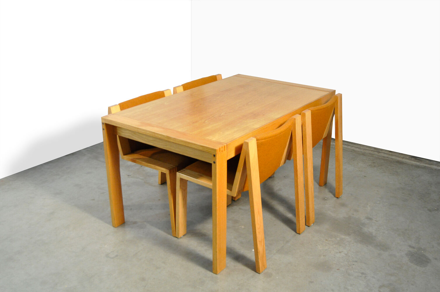 Dining room set SE15 by Pierre Mazairac & Karel Boonzaaijer for Pastoe, 1976 Netherlands