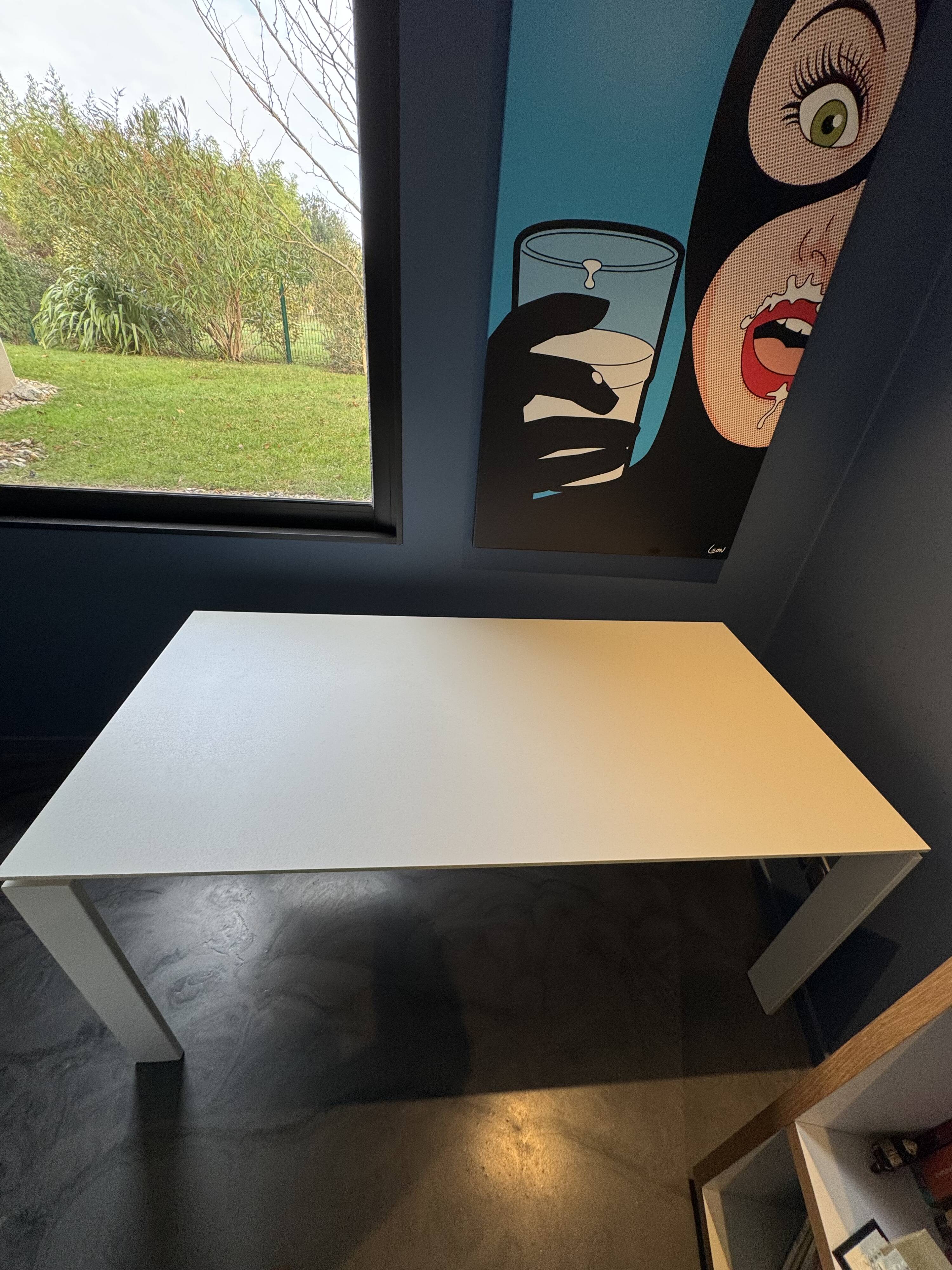 Table four soft touch Kartell 158 x 79 x 72 cm white
