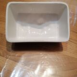 Slurry ceramic butter dish