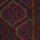 Vintage Turkish kilim, handwoven, 169x280 cm.