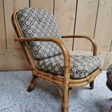 Rattan armchair