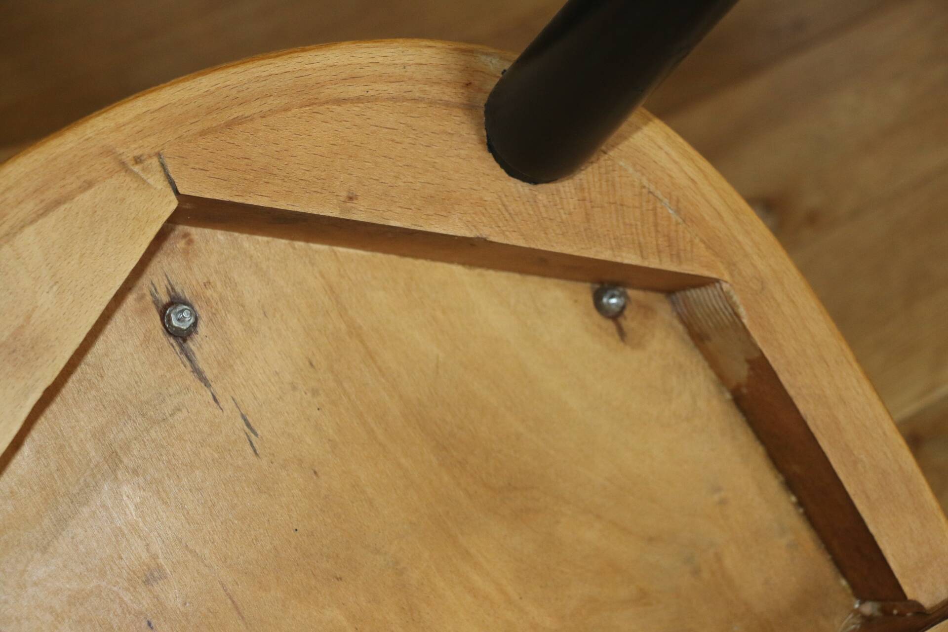 4 Baumann 740G chairs light beech black skai