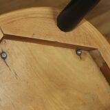 4 Baumann 740G chairs light beech black skai