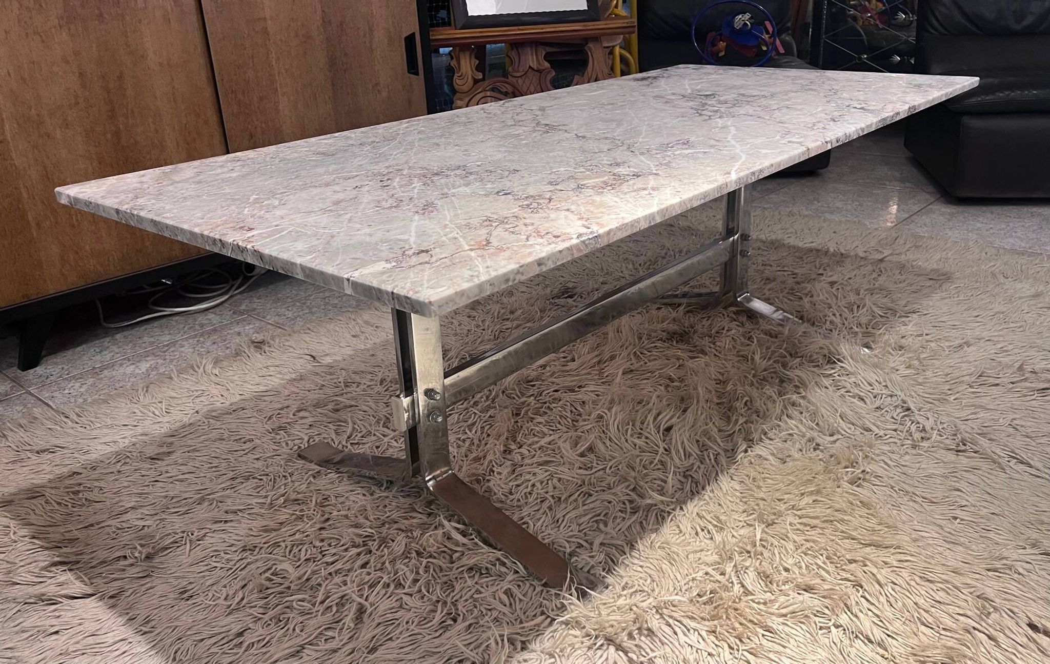 Table basse en marbre 1970