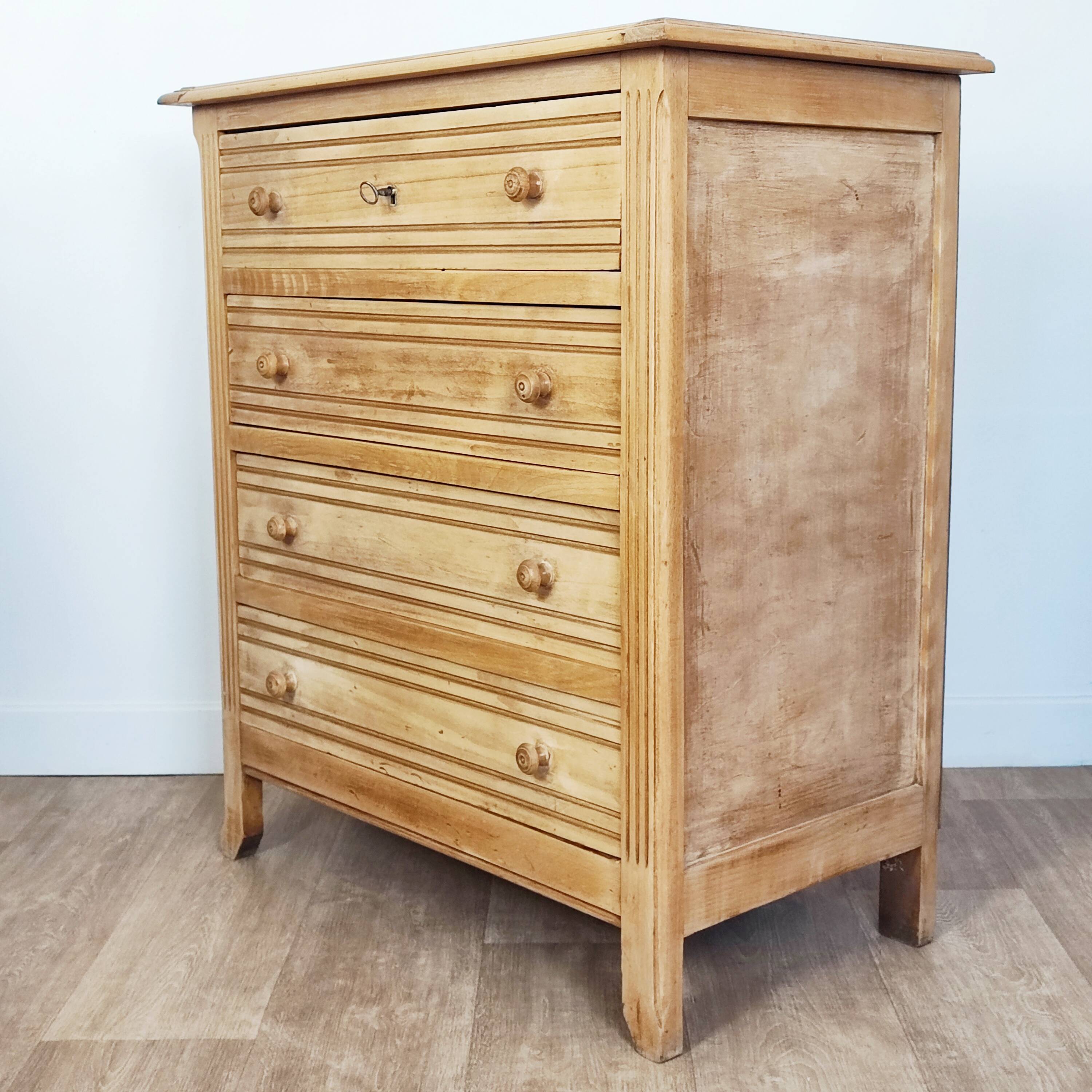 Commode Art Déco bois brut