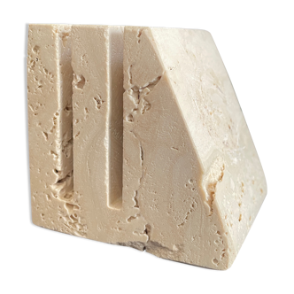 Fratelli Mannelli travertine paperweight design
