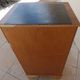 Louis XVI style chest of drawers in wood and cherry veneer.