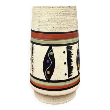 Interesting Bay Keramik ceramic vase, New look, Germany 1970s.