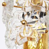 Brass and glass chandelier by Sölken