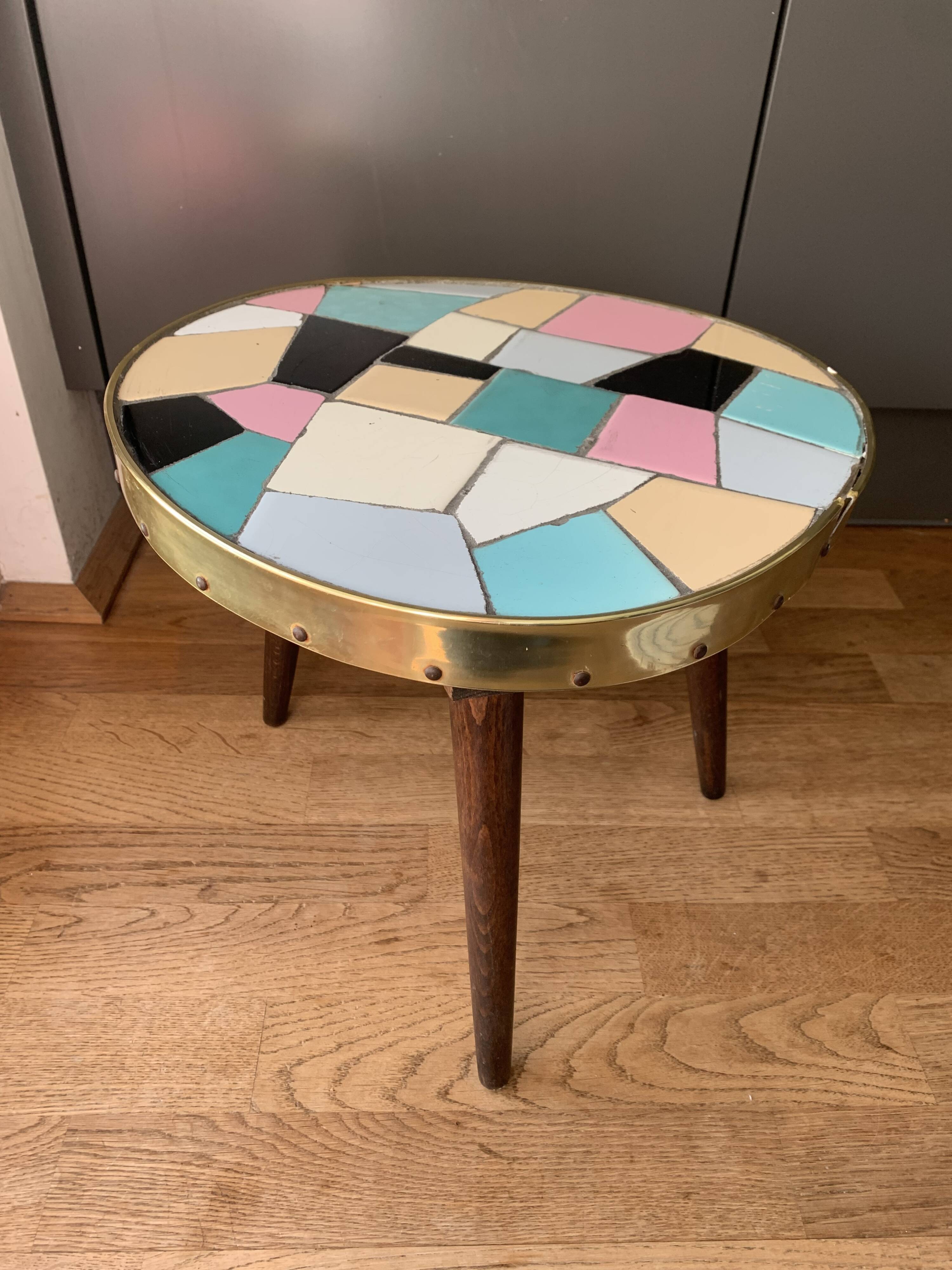 Mid-Century mosaic table, 1960s
