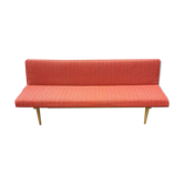Day bed tissu rouge