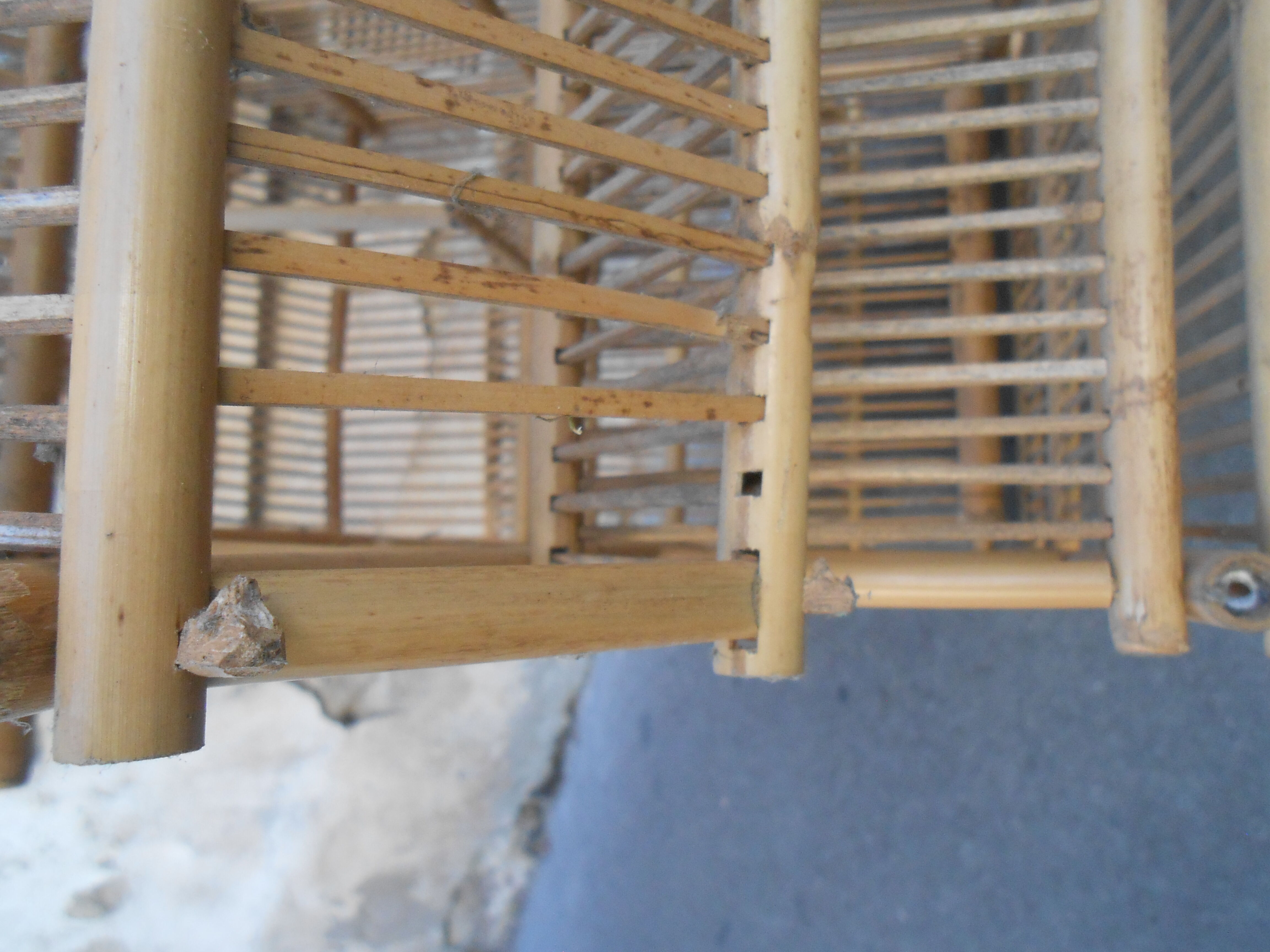 Cage oiseau en bambou