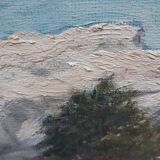 Mid-twentieth table "mountain landscape"