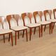 6 x dining chair | Koefoeds Hornslets | Niels Koefoed | Model Peter | Teak