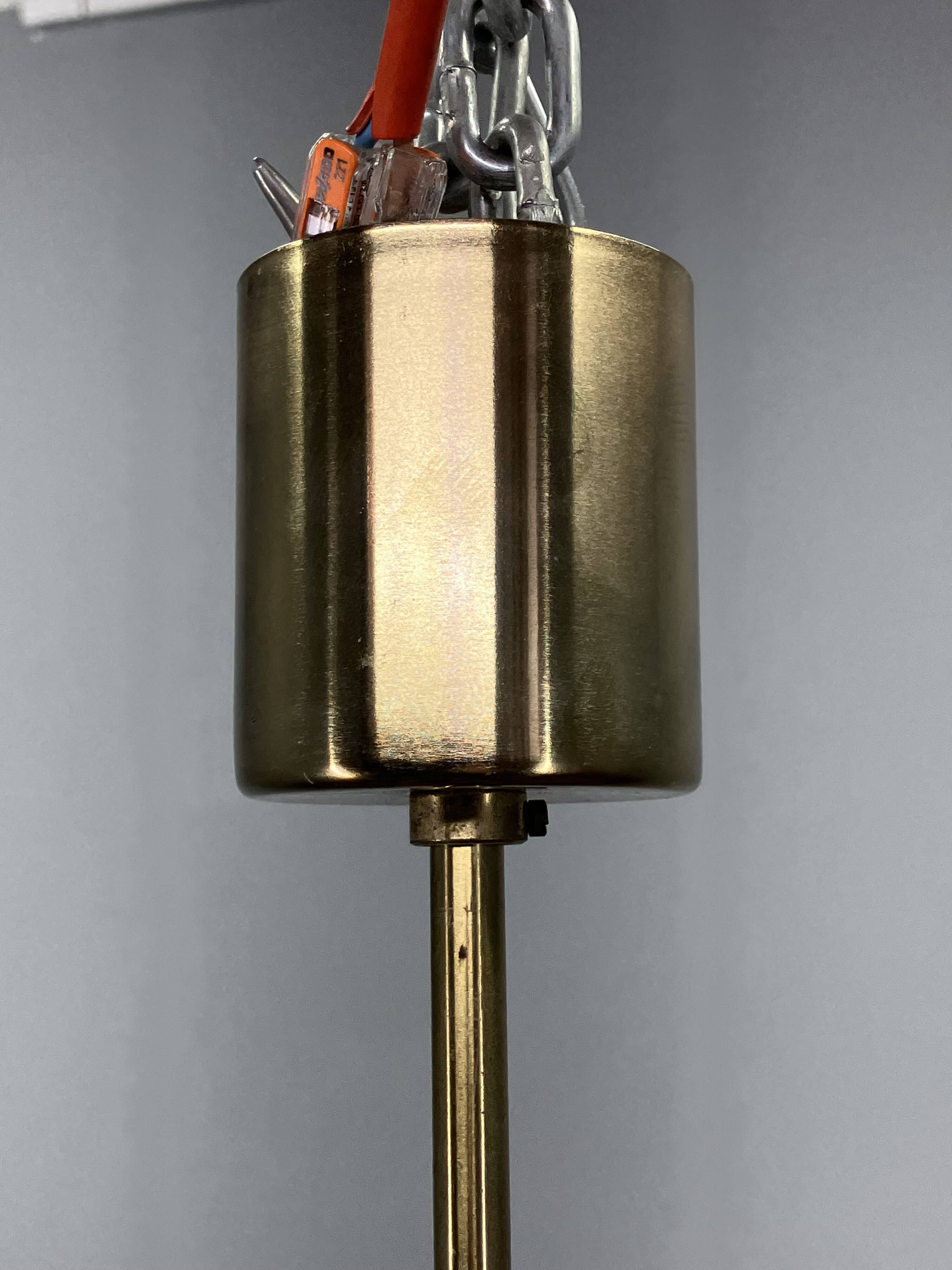 1960s Faceted Glass Chandelier by Jaroslav Bejvl for Kamenicky Senov