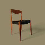 Set of 5 Niels Otto Moller style chairs