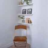 Lot of 2 vintage folding chairs