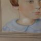 Young girl painting