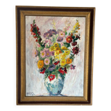 Bouquet of flowers signed