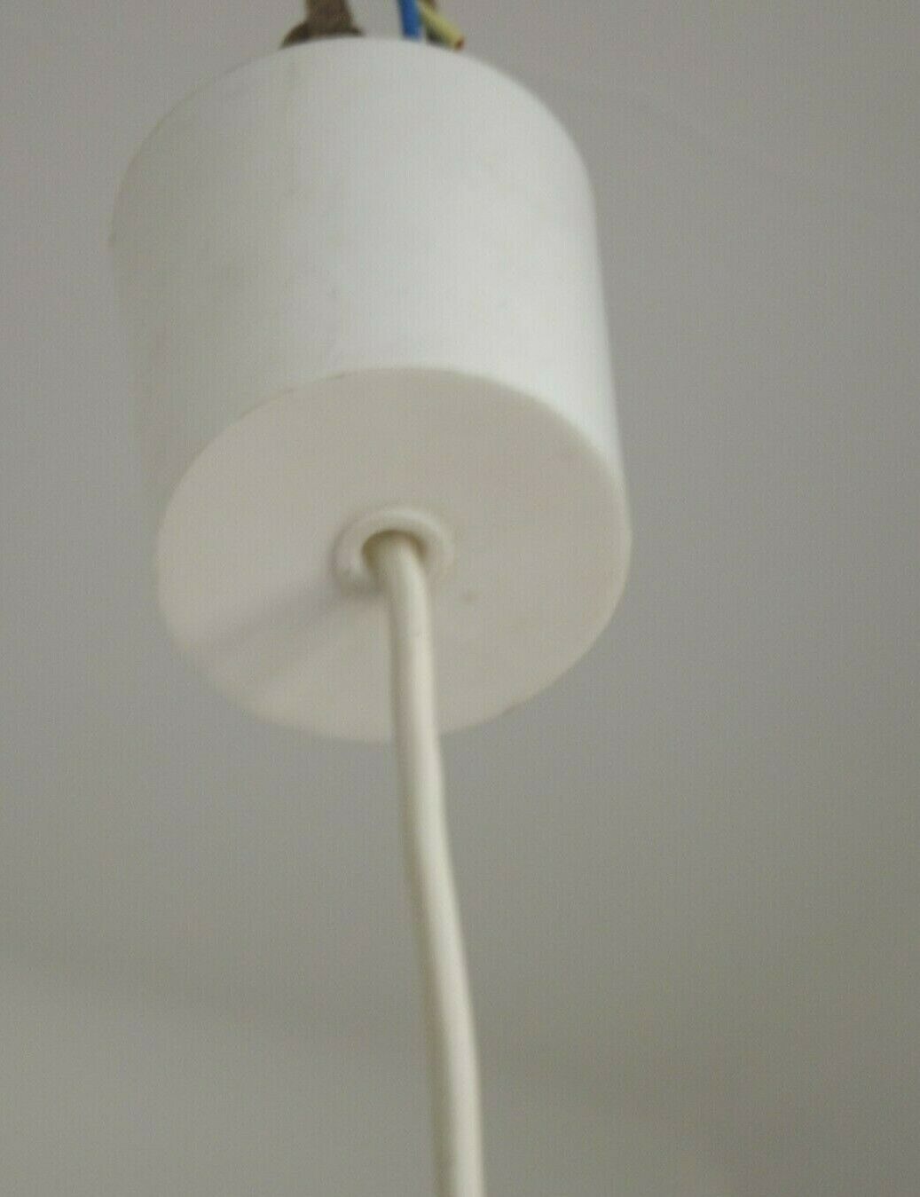 French Vintage Retro Ceiling Light With Round Mustard Yellow Glass Shade