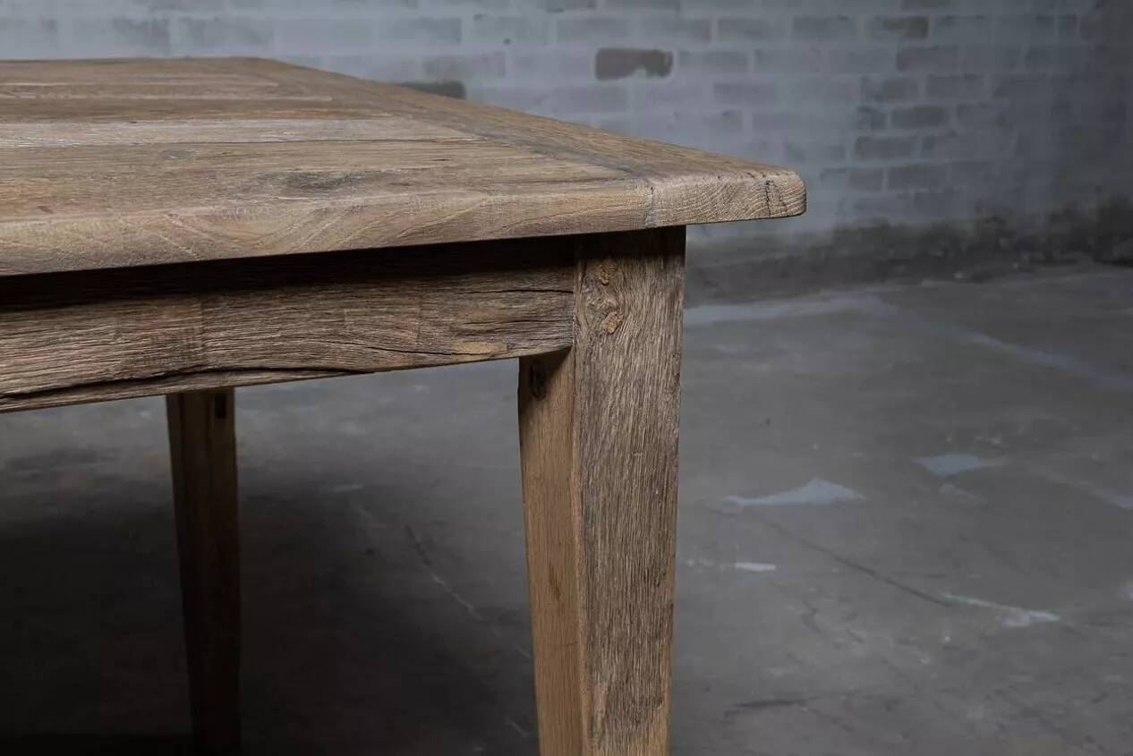 Solid oak farmhouse table Provence - 300 cm long