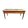 Antique cherry farmhouse table with 2 drawers and 1 pull-out