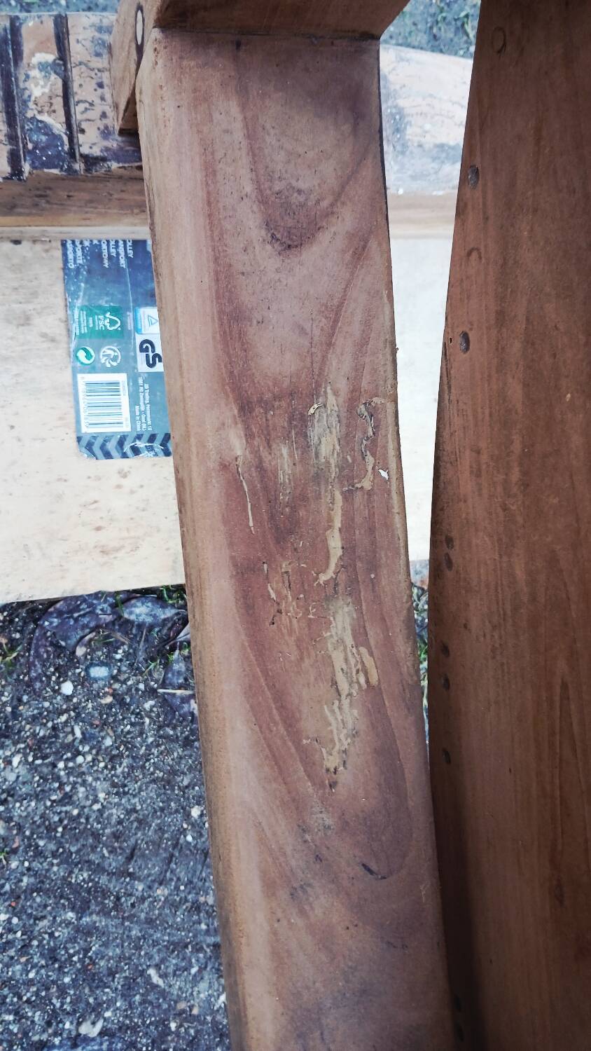 Cherry wood harvest table