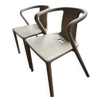 2 chaises chaises Air armchair - Jasper morrison