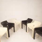 Set of six Gaudì Armchairs by Vico Magistretti for Artemide