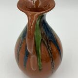 Set of 4 Flemish art nouveau stoneware