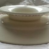 Flower and butterfly footy plate