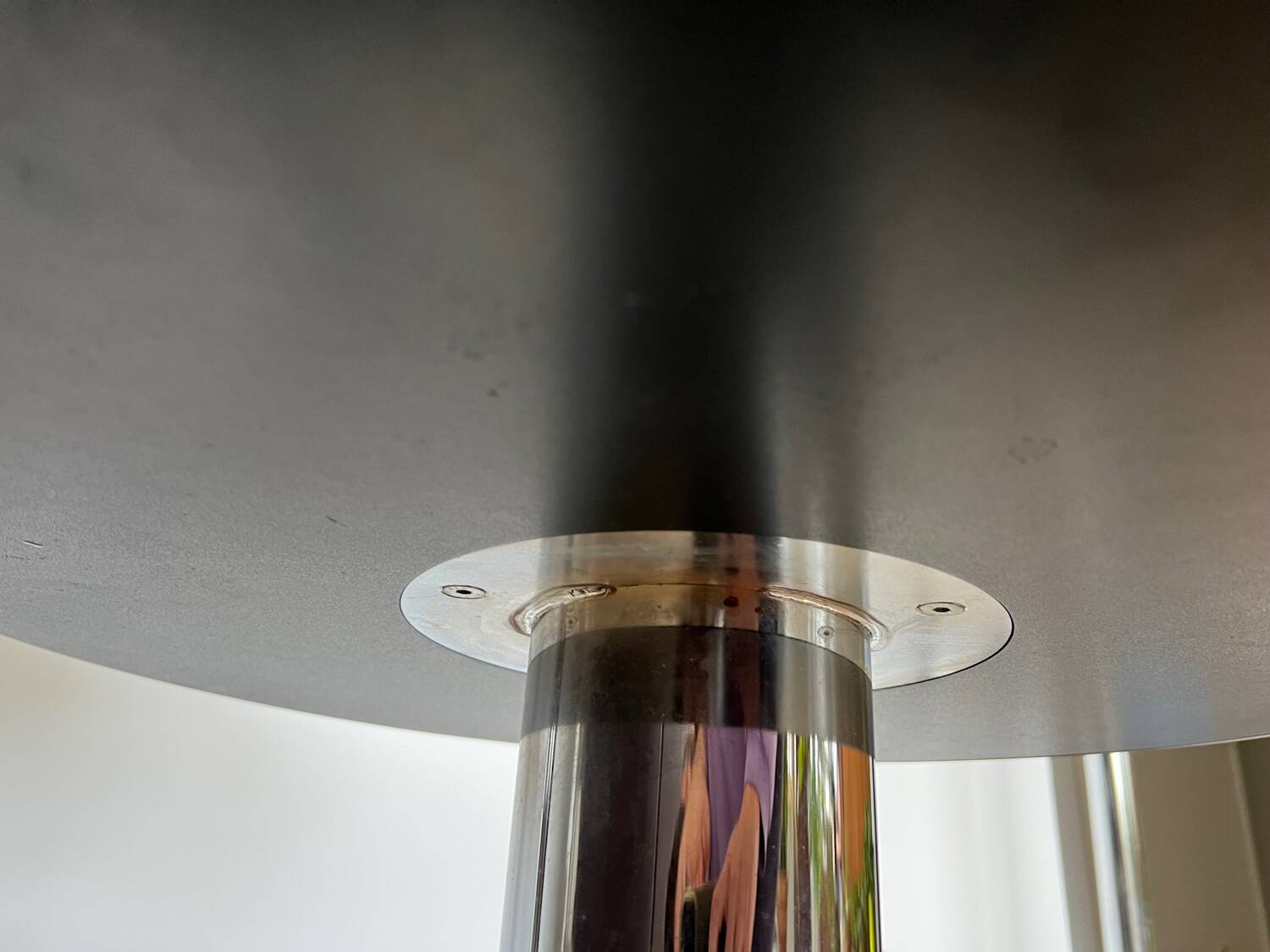 Set of Ligne Roset ‘bobine’ tables, 27.5” & 20” by Michael Koenig