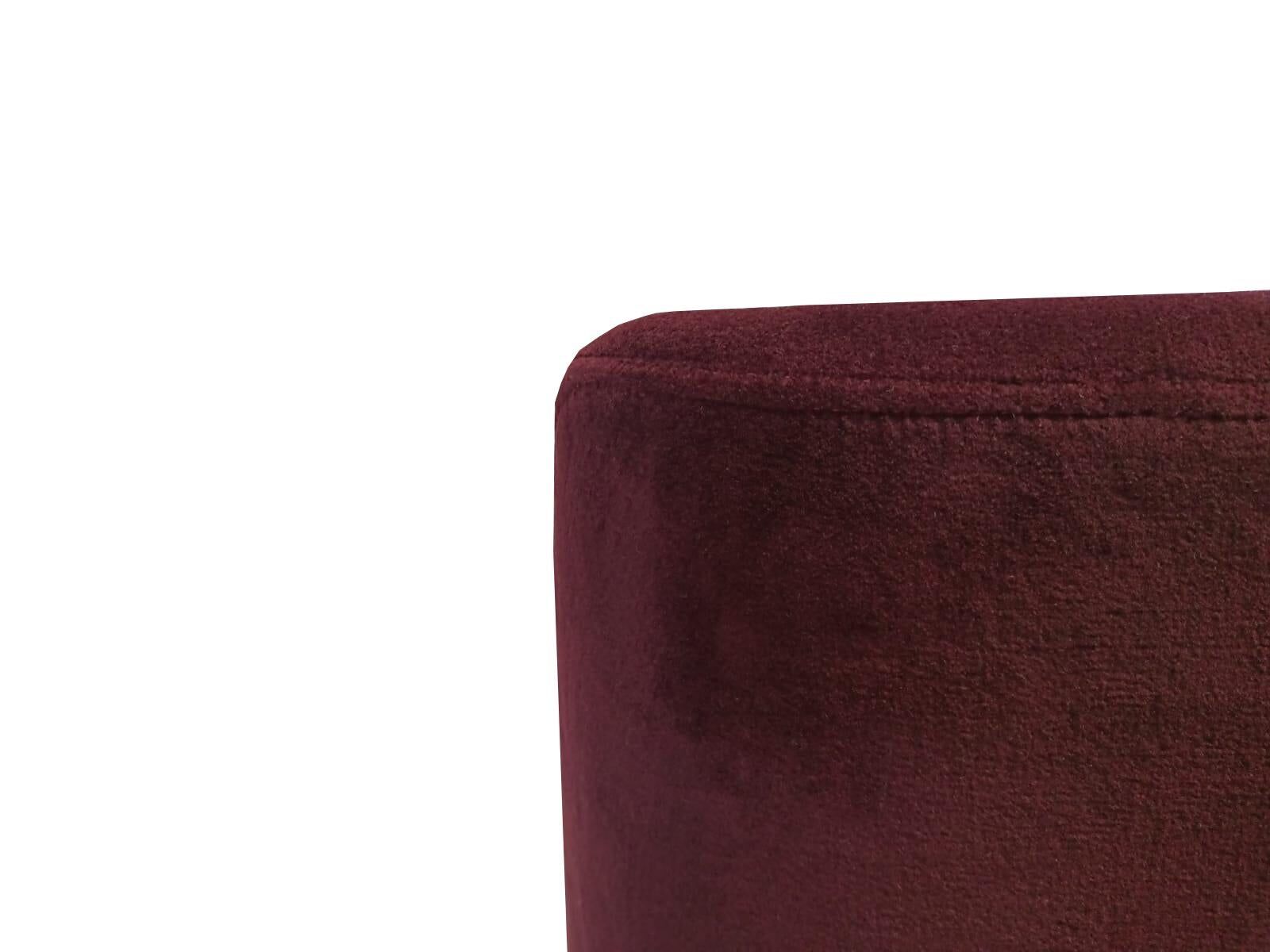 Mid-century shell chair, purple wool velvet Alexander, Dedar, Europe, 1960s.