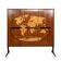 20thc italian stylised "map of the world" cabinet c.1950