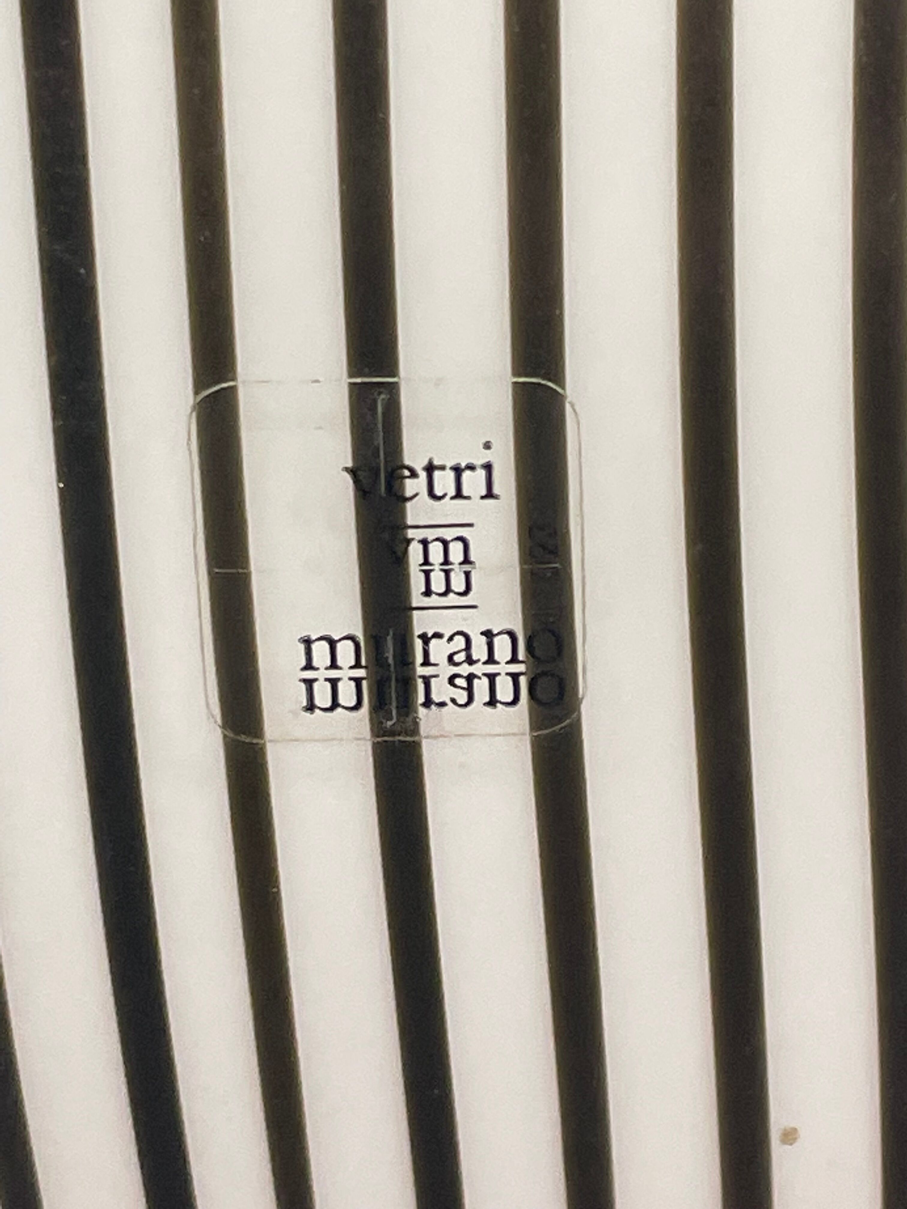 Pyramidal glass lamp by Lino Tagliapietra for Vetri Murano, circa 1982