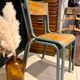 Paire de chaises d'école vintage