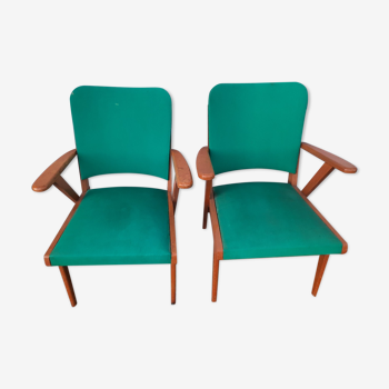 Vintage bridge armchairs