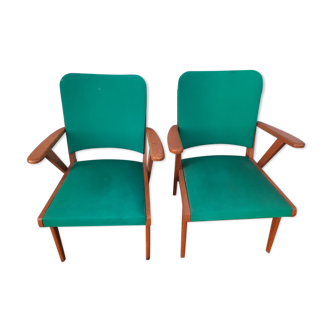 Vintage bridge armchairs