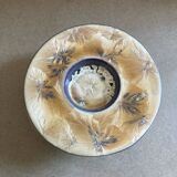 Ceramic candle holder in crystalline glaze