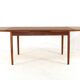 Table à manger rectangulaire extensible danoise 'Siem' en teck