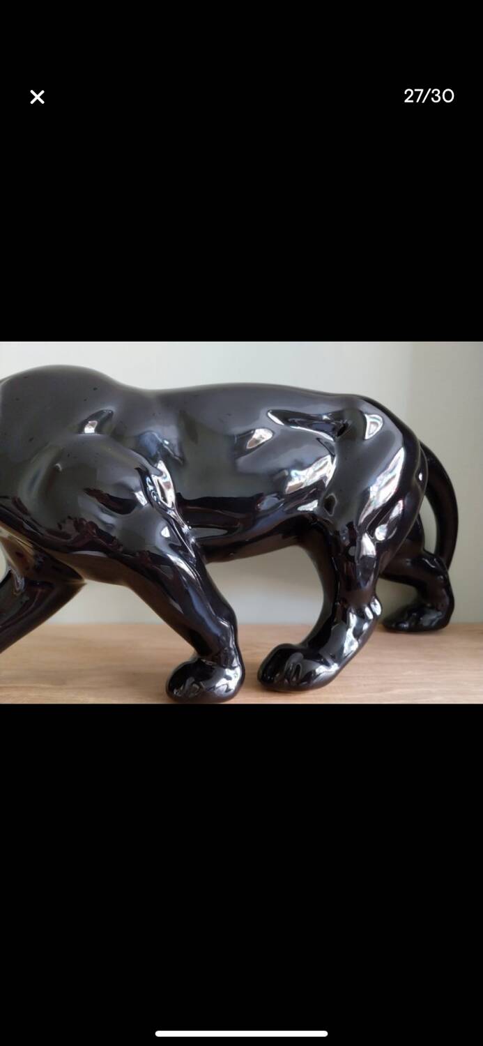 Saint Clement Ceramic Black Panther