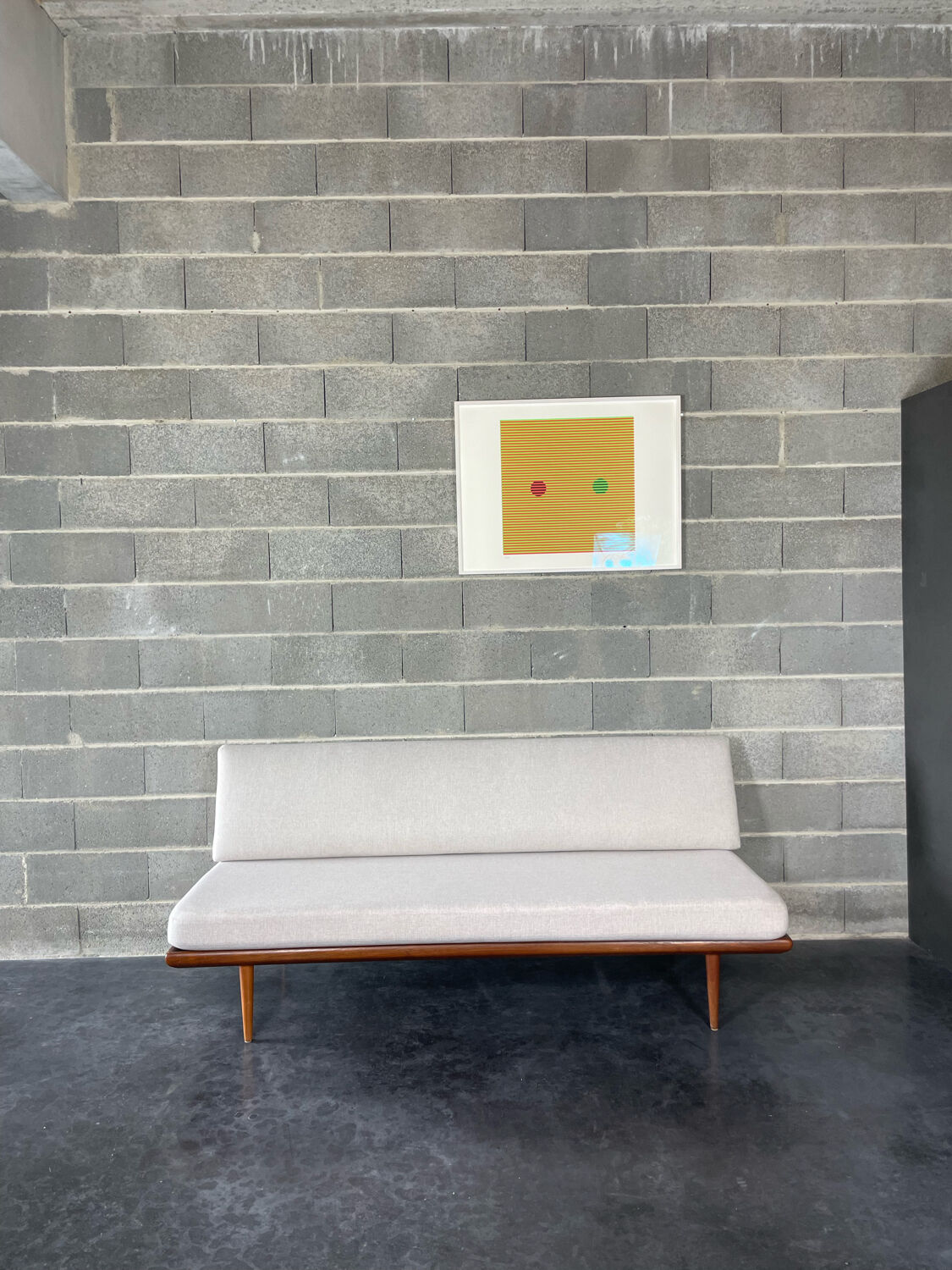 Canapé-lit de repos en teck minerva par Hvidt & Mølgaard, Danemark années 1960