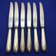 Set of 6 small silver-plated Navy knives from Christofle