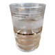 Set of 11 granite glass cups and golden edging