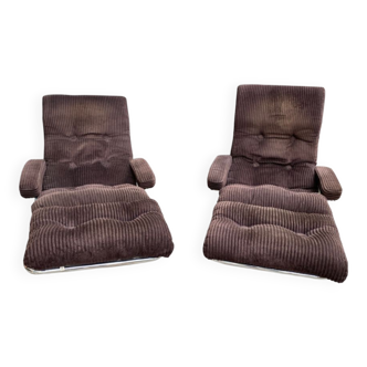 Pair of Lama rocking-chair chair