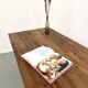 Farm table with tapered legs, L 260 cm